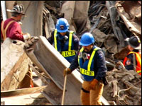 9/11 workers on Ground Zero